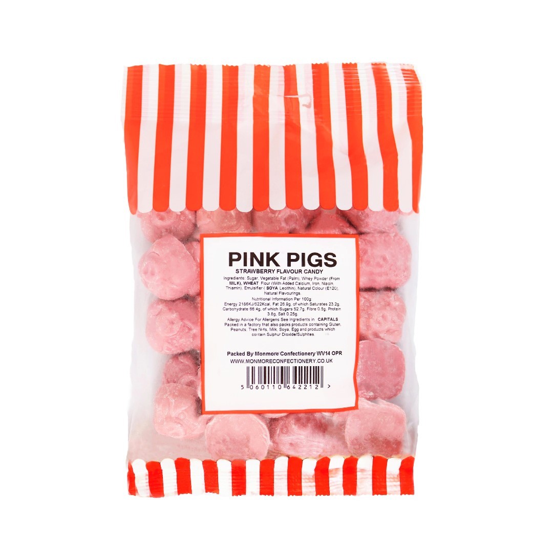PINK PIGS (MONMORE) 125g