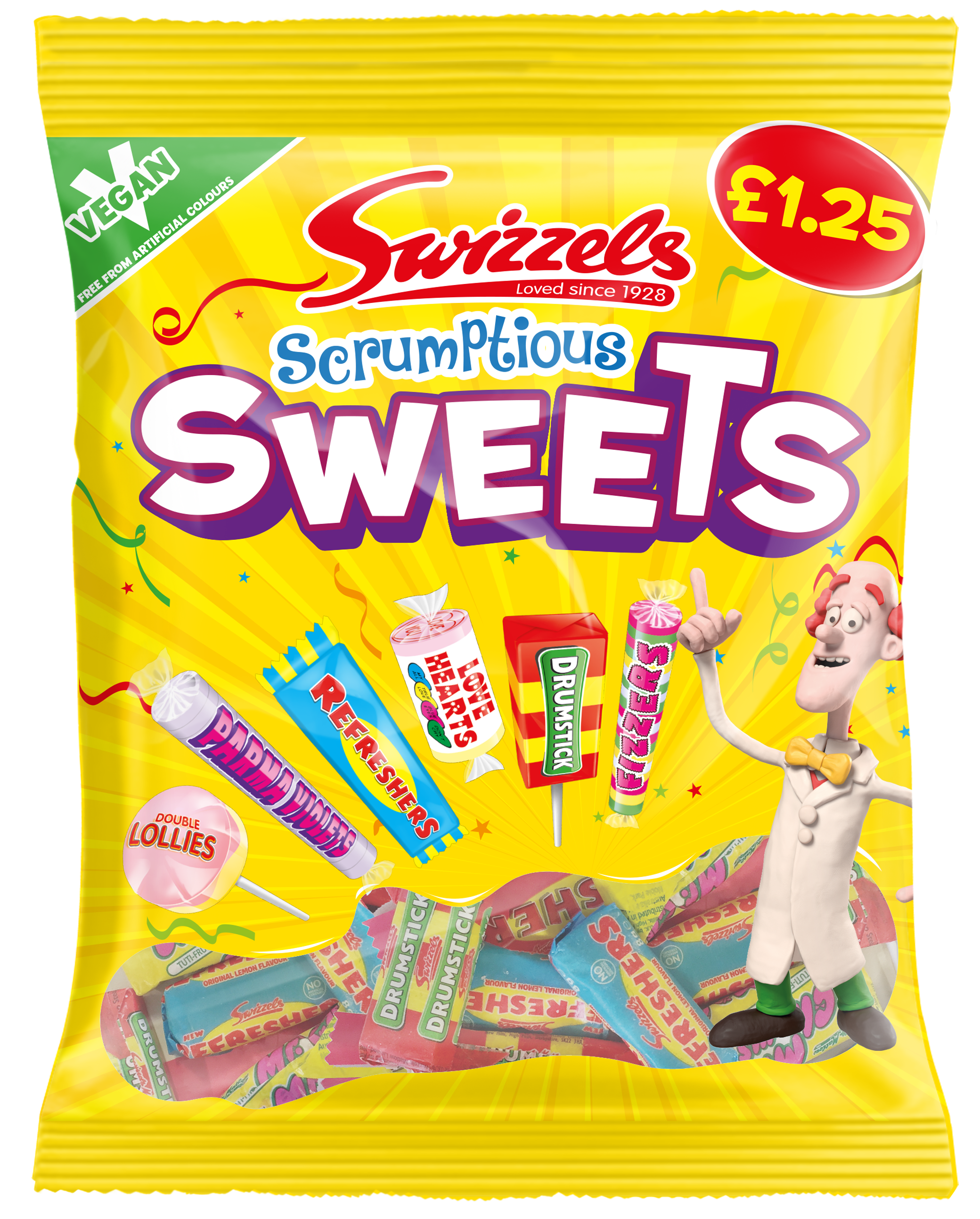Swizzels Scrumptious Sweets £1.25 PMP 12x134g