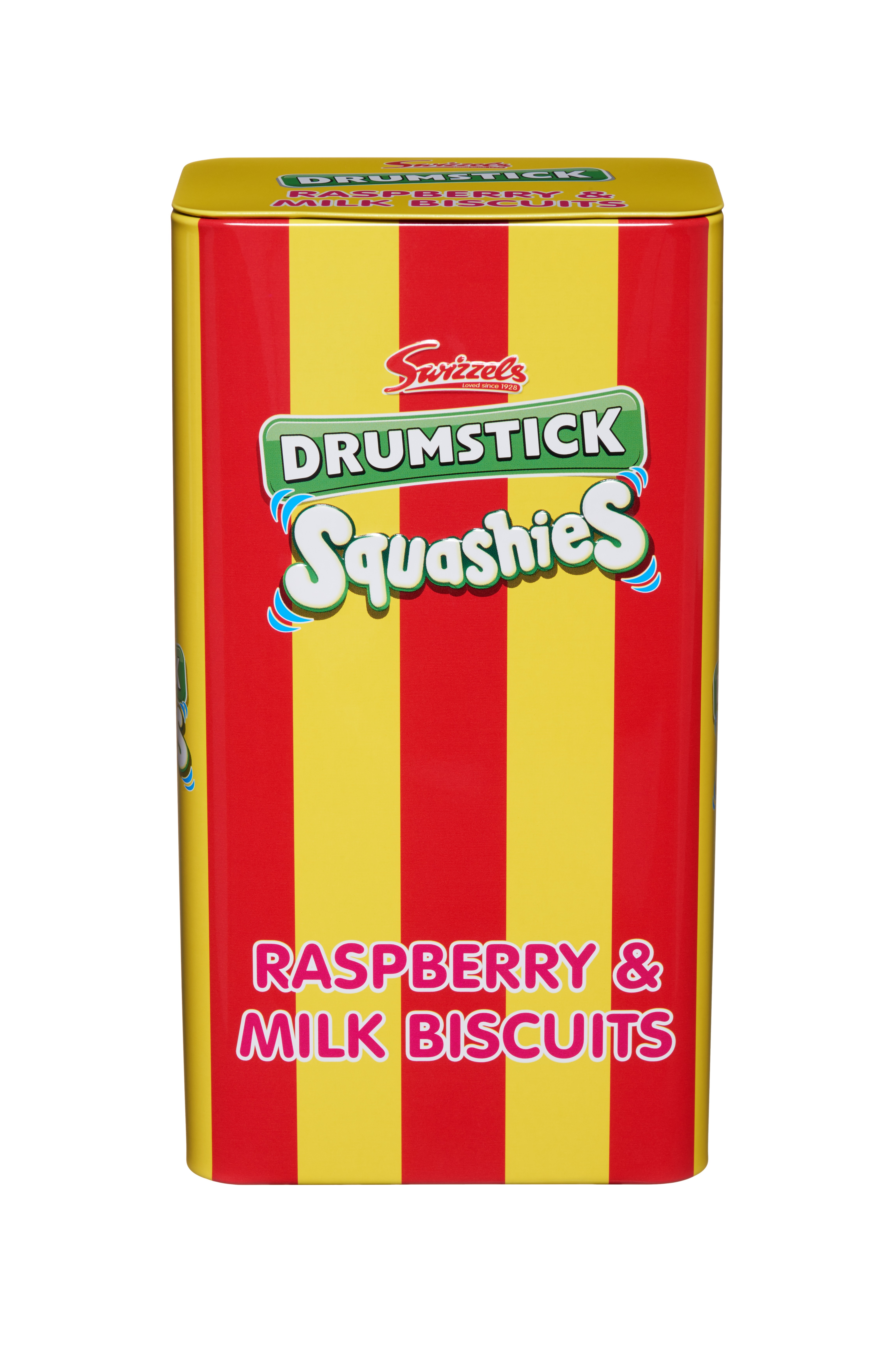 DRUMSTICK SQUASHIES RASPBERRY & MILK BISCUITS (SWIZZELS) 130G
