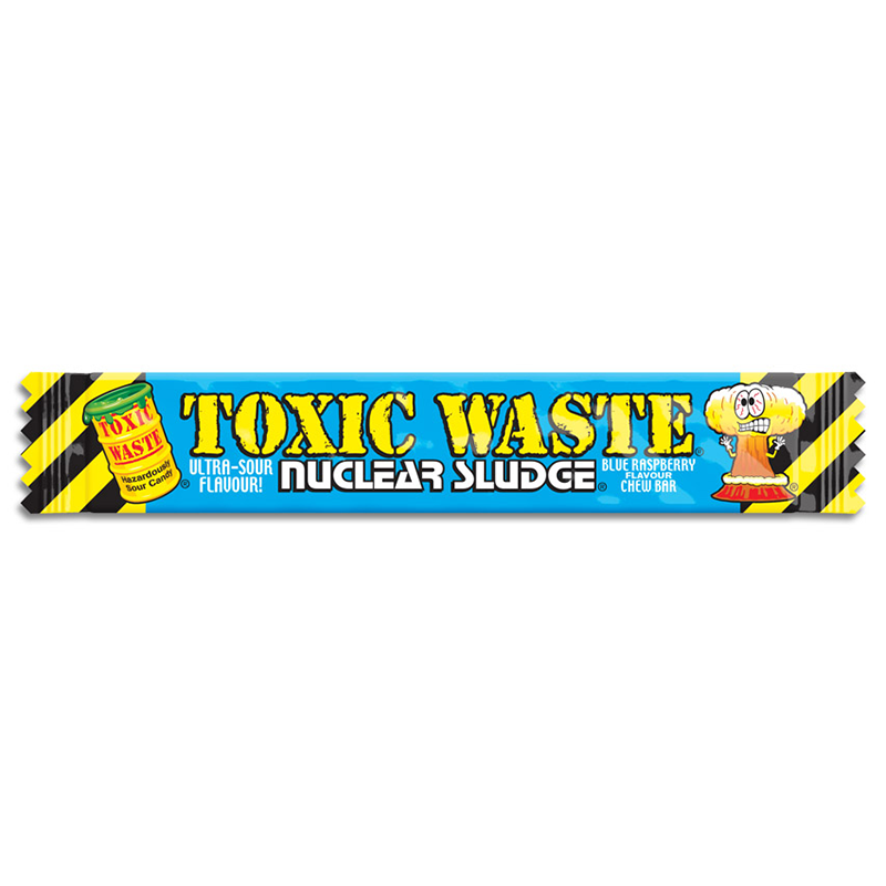 Toxic Waste Blue Raspberry Chew Bar 50x20g