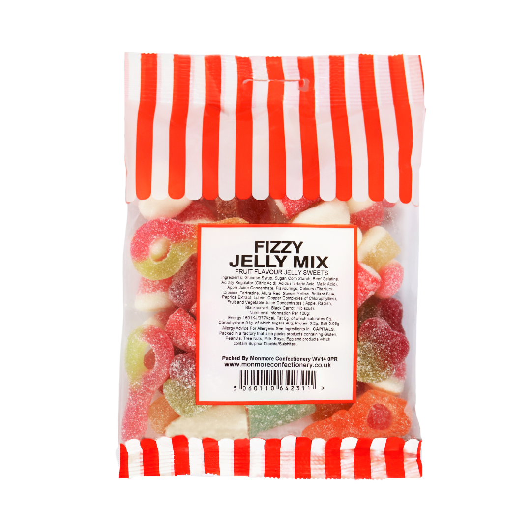 FIZZY JELLY MIX (MONMORE) 140g