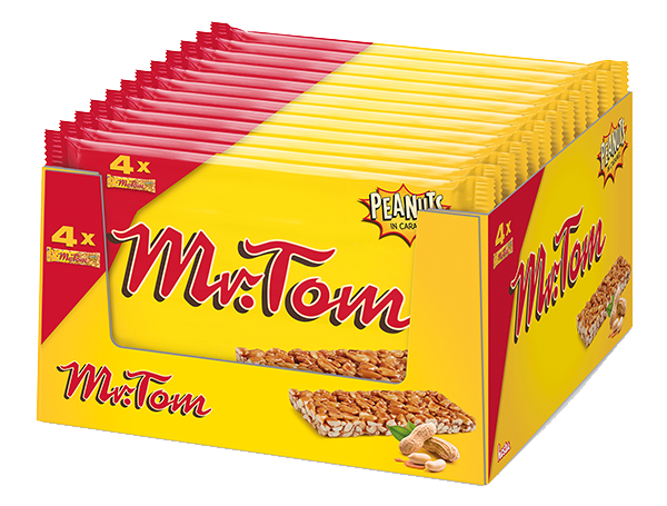 MR TOM PEANUT BARS 12 x 4 PACK | Monmore Confectionery
