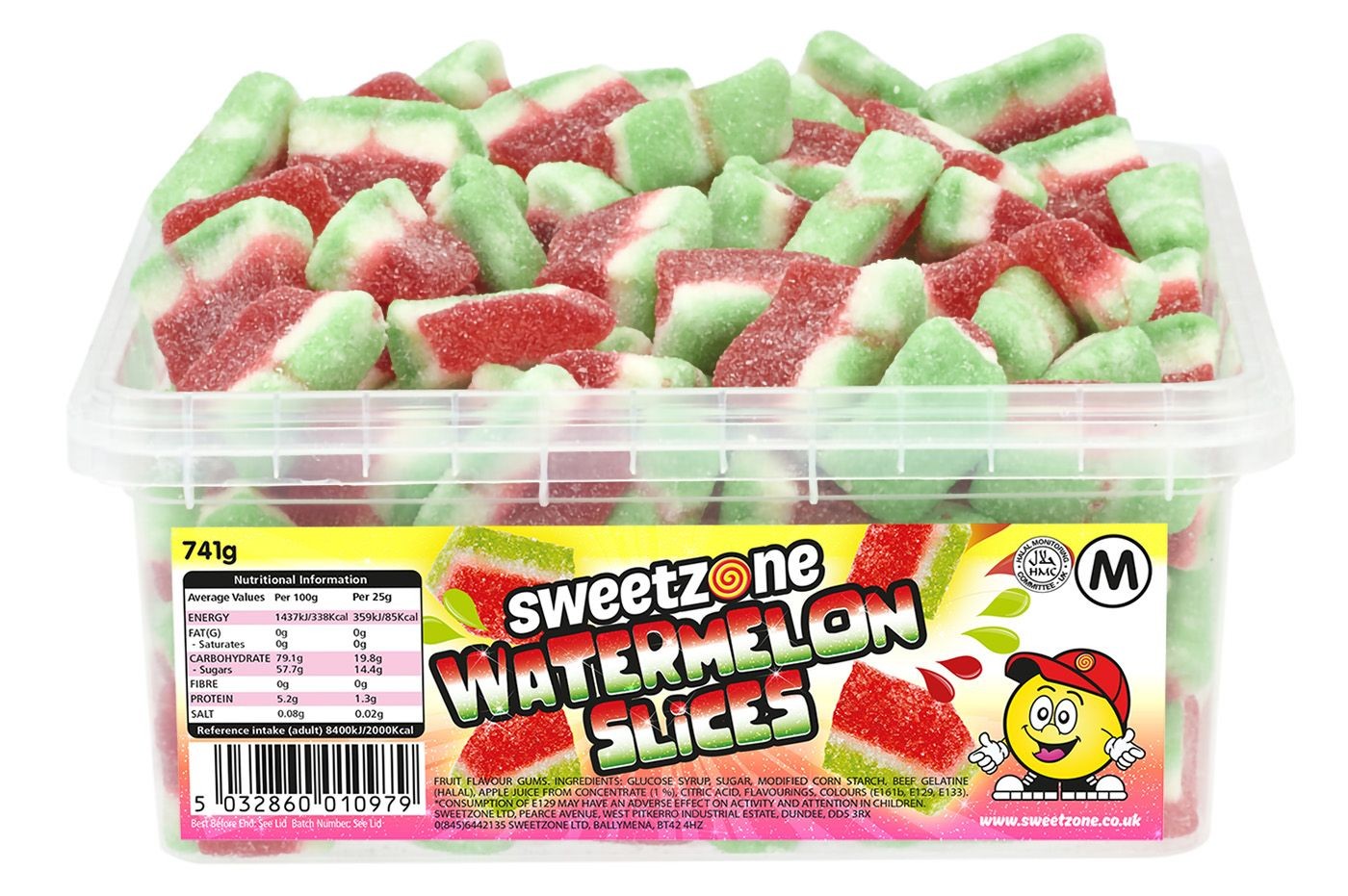 Watermelon Slices Tub (Sweetzone) 741g