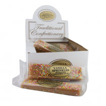 Traditional Confectionery Vanilla Sprinkle Bars 16 Count