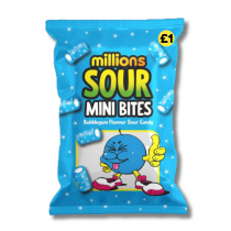 Millions Sour Bubblegum Bites 12x120g