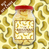 Pun Gift Bananas Jar 350g
