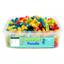 ASSORTED PENCILS TUB (CANDYCRAVE) 600g