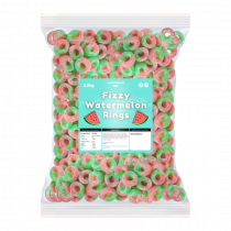 FIZZY WATERMELON RINGS (CANDYCRAVE) 2.5KG