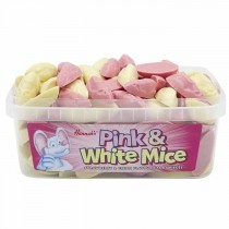 Hannah's Pink & White Mice 120 Count 600g 