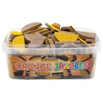 Hannah Orange Jazzles 120 Count Tub