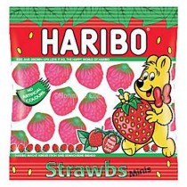 Mini Strawbs (Haribo) 100 count