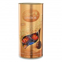 Lindt Lindor Assorted Chocolate Gold Christmas Gift Tin 400g SHORT DATED DEC 2020