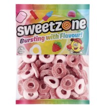 Sour Strawberry Rings (Sweetzone) 1kg