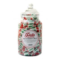 traditional sweet jar containing spearmint chews