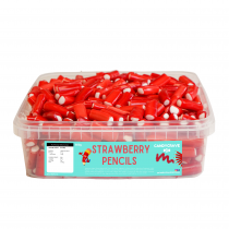 STRAWBERRY PENCILS TUB (CANDYCRAVE) 600g