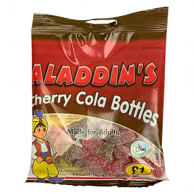 Aladdins Sour Cherry Cola Bottles 12x100g
