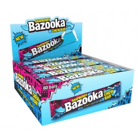 Raspberry Chew Bars (Bazooka) 60 Count