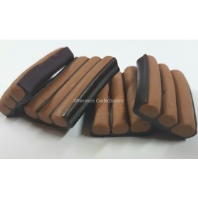 Chocolate liquorice stripes (Maku Laku) 3kg