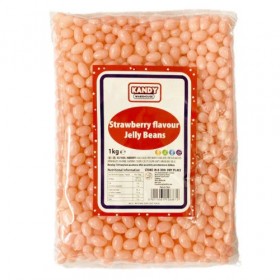Zed Candy Strawberry Single Colour Jelly Beans 1kg