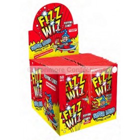 Fizz Wiz Strawberry Popping Candy (Hannah`s) 50 COUNT