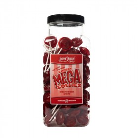 CHERRY MEGA LOLLY (DOBSONS) 90 COUNT