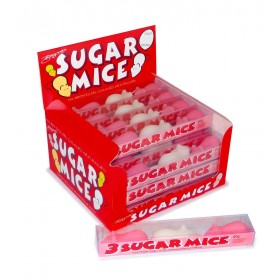 Pink & White Sugar Mice (Boynes) 20 x 3 pack 