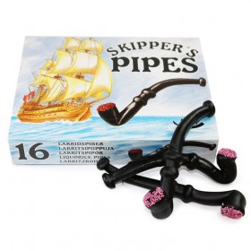 LIQUORICE PIPES (SKIPPERS) GIFT BOX x16