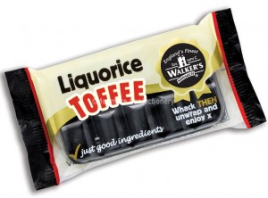 walkers liquorice toffee 100g