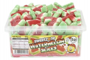 Watermelon Slices Tub (Sweetzone) 120 Count