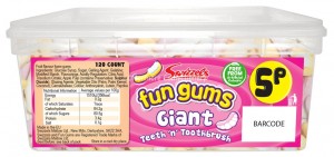 Giant Teeth & Toothbrushes (Swizzels Matlow) 120 count