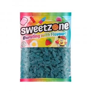 Fizzy Blue Raspberry Bottles (Sweetzone) 1kg Bag