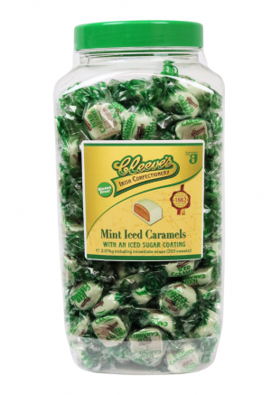 Mint Iced Caramels Jar (Cleeves) 2kg