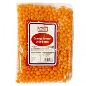 Zed Candy Orange Single Colour Jelly Beans 1kg