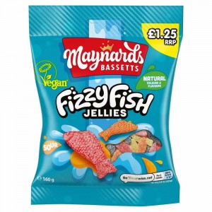 Maynards Fizzy Fish Jellies 12 Count PMP £1.25