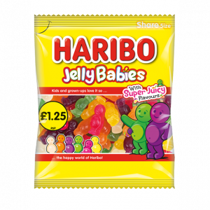 Haribo Jelly Babies 12x140g £1.25 PMP