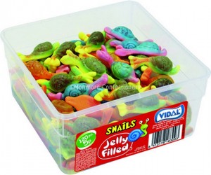 JELLY FILLED SNAILS (VIDAL) 120 COUNT