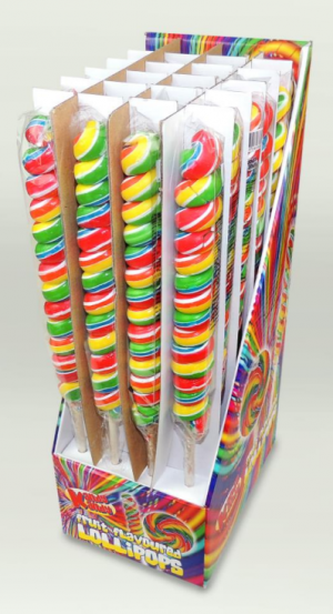 Kandy Kandy Tall Twister Lollies 24 x 80g