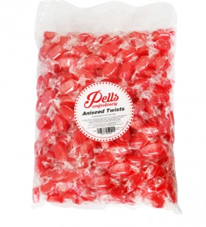 ANISEED TWISTS WRAPPED (PELLS) 3kg