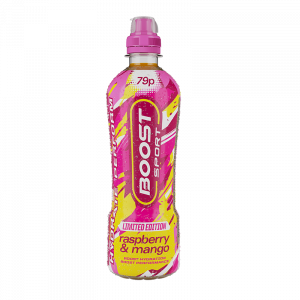 Boost Sport Raspberry Mango Bottle 79p PMP 12x500ml