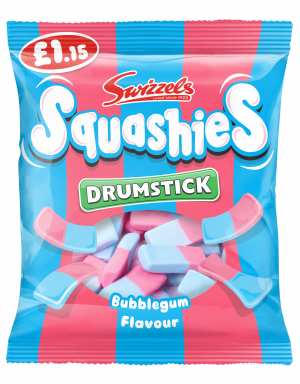 Swizzels Squashies Drumsticks Bubblegum £1.15 PMP 12x120g
