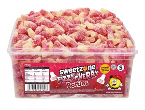 Fizzy Cherry Bottles (Sweetzone) 740g