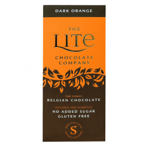 Lite Stevia Dark Orange Chocolate Bars 12x85g