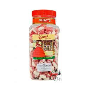 STRAWBERRIES & CREAM JAR (GRAYS) 2.27KG
