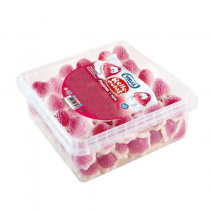 JELLY FILLED STRAWBERRIES & CREAM TUB (VIDAL) 75 COUNT