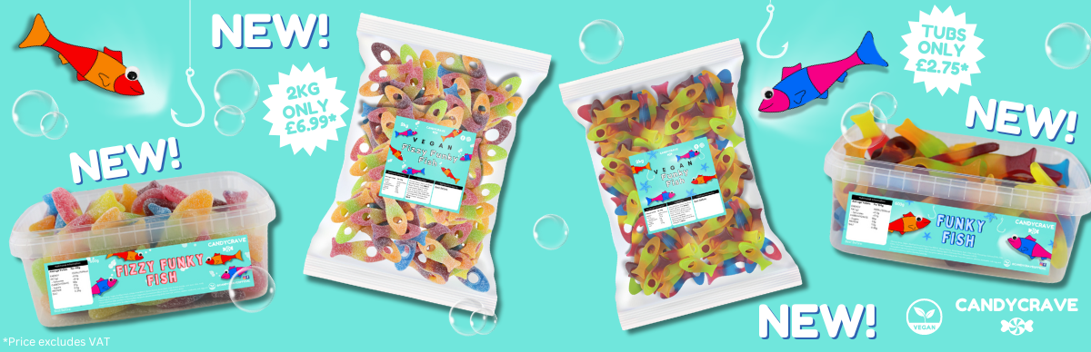 Image of Candycrave Funky Fish Banner